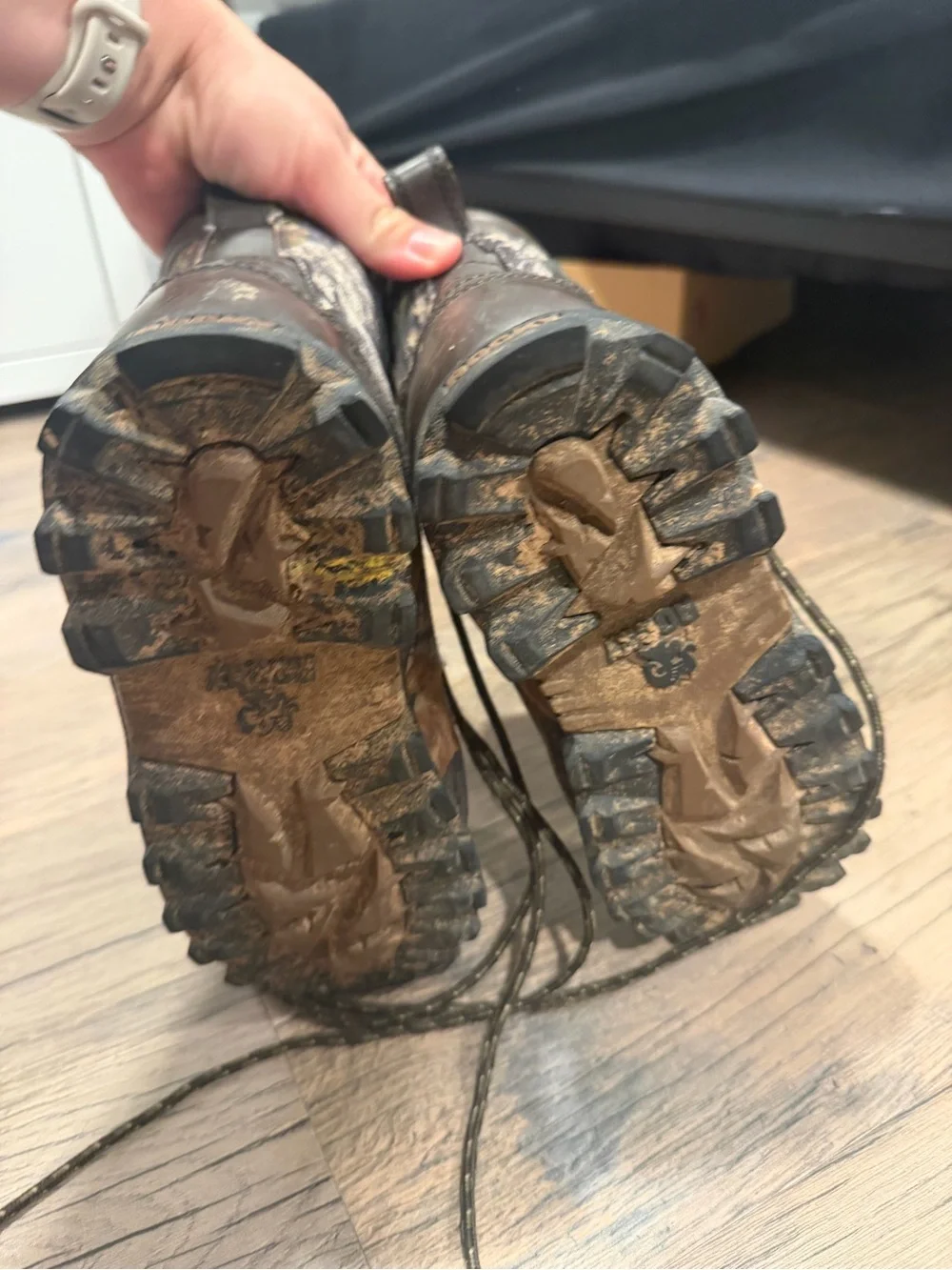 Rocky Kids Brown Camo Hunting Boots